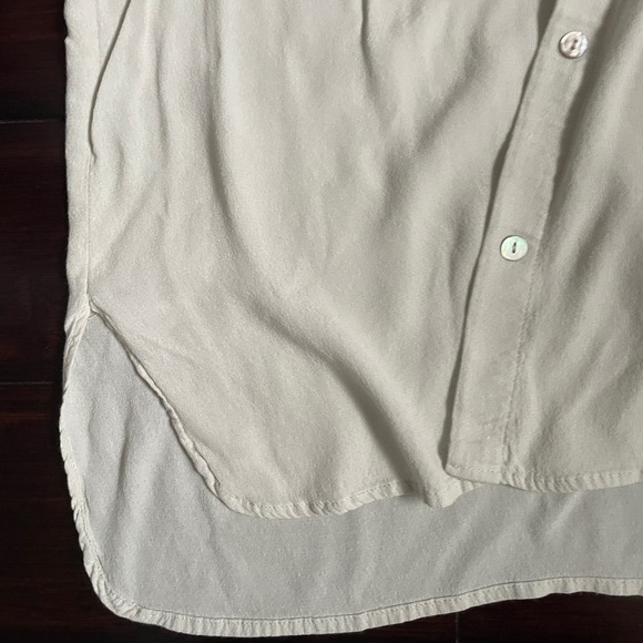Oak and Fort light thin short sleeve blouse in size S. oversized fit. - Picture 2 of 5